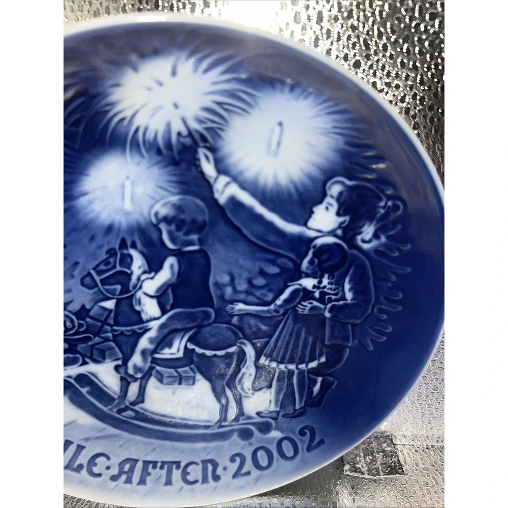 2002 BING & GRONDAHL / ROYAL COPENHAGEN PIATTO DI‎ NATALE TOP PRIMA SCELTA